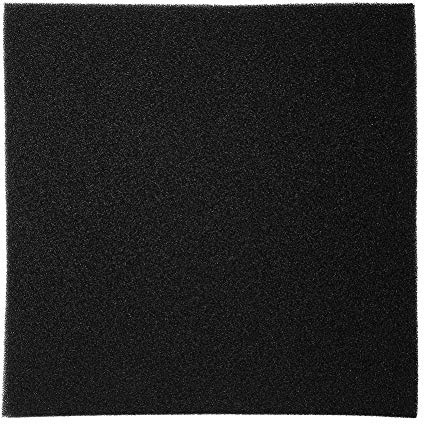YDuupxe Sicherer Filterschwamm, Aquarium-Filterschwamm, Schwarz für Süßwasser-Meerwasser (50 * 50 * 4cm grobes Loch)