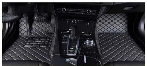 Auto Fußmatten Für KIA Für Sportage 2 3 4 5 2004 2005 2006 2007 2008 2009-2023 Custom Car Fußmatten Auto Teppiche Fuß Coche Zubehör Automatte Passend(All Black,2004-2010)