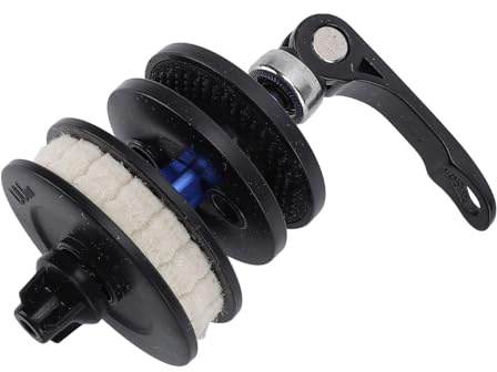 Gardien de chaîne de cycle, fixateur de support pour le nettoyage de la chaîne de vélo et la lubrification avec applicateur en laine haute densité, idéal pour la maison et l'extérieur