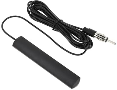 Partuto 1 Pc Universal Hidden Windshield Signal Antenna Car Truck Car Radio Aerial Extension Cable Mount Black 118.1