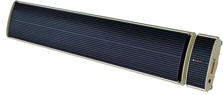 Mpc Tarifa 3200w Apptuya Radiatore Infrarosso Wifi Per Esterno In Alluminio Nero Onde Lunghe Nessuna Emissione Di Luce Adatto Allaperto Con Telecomando Rivestimento Ceramico Protezione Ip65