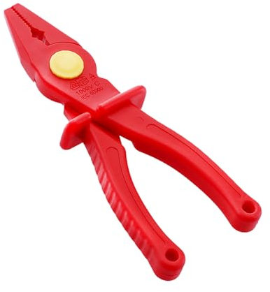 Ergonomic Handle Insulated Pliers Wearproof for Safe Instrument Installation & Electrical Work Easy Portability