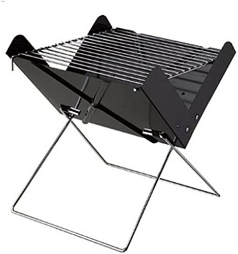 Parrilla de Barbacoa de Gas para Exteriores, portátil, de Plancha de Hierro, Mini Barbacoa Familiar, Plegable, para Exteriores, para 2 Personas, de carbón, Herramientas para Barbacoa