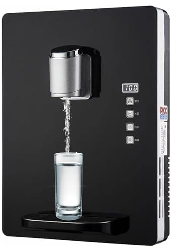 PODEC Distributore di Acqua Calda E Fredda, Distributore di Acqua a Parete Alimentato dalla Rete Elettrica con Blocco Elettronico per Bambini, capacità di Riscaldamento dell'Acqua 30 L/h per Ufficio