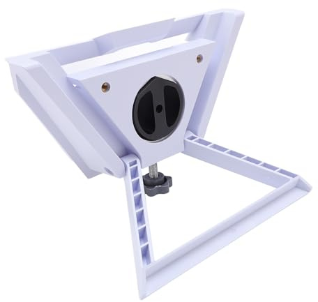 Jiawu Adattatore della Ciotola Satellitare 2 Kit di Gruppo Portatile per Tetto per Auto, Supporto per Universali ABS Metall per Uso Esterno
