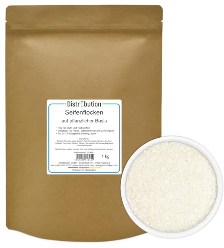Seifenflocken 1kg natürlicher Reiniger & Waschmittel für Haushalt, Küche und Waschküche