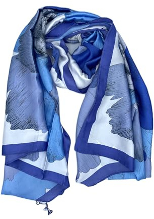 Foulard/stola sartoria A.Caracciolo 100% seta (FIORI)