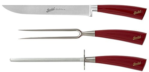 Berkel Elegance Set 3 coltelli arrosto rosso