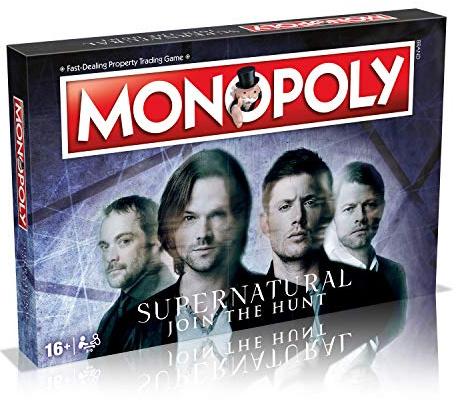 Winning Moves Supernatural Monopoly Board Game, Join The Winchester Brothers Sam and Dean, Advance to Vampire and Werewolf and Trade Your Way to Success, for Ages 16 and up