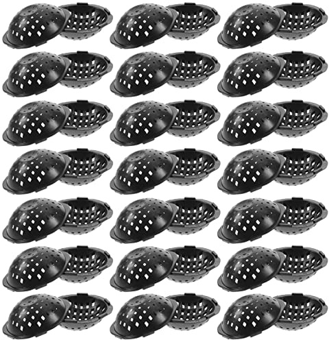Angoily 100piezas Almohadilla De Drenaje De Macetas De Rejilla Ventilada para Bonsáis y Plantas Previene Filtración De Tierra y Promueve Buen Drenaje Externo