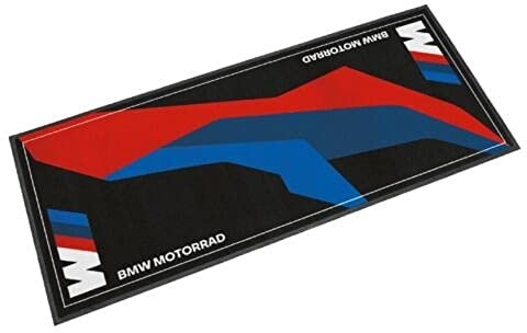 BMW Motorradteppich M Teppich Boxenteppich Motorradmatte + Einkaufschip