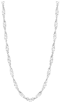 Sofia Milani - Damen Halskette 925 Silber - Singapur Kette