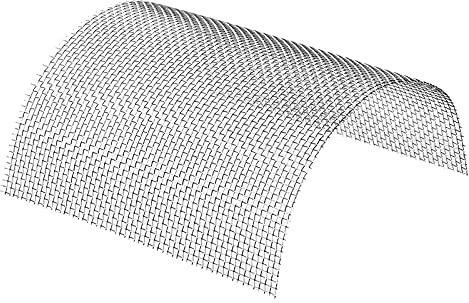 INTCHE 6-400 Mesh 304 Filtre à Eau en Acier Inoxydable Outils Outils de Cuisine Alimentaire Café Vin Filtre Filtre Net Fabric (Color : 6Mesh 3.8mm, Size : 0.5m x 1m)