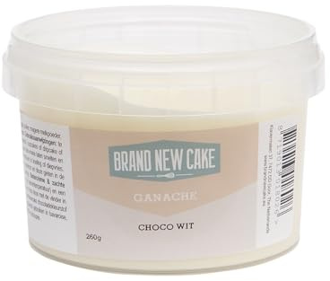 BrandNewCake® Weiße Schokoladen-Ganache 260g - Fertige Ganache - Sofort Einsatzbereit