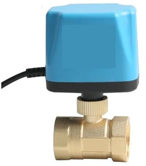 1/2 3/4 1 1-1/2 2 Elektrisches Kugelventil aus Messing, zweiadrig, zwei Wege, normalerweise geschlossen, normalerweise offen, AC220V-Schaltventil, Wasserventil (Color : 24VDC_NORMALLY OPEN, Siz