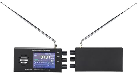 TEF86 Radio Digital DSP, Radio Digital con Pantalla LCD de 3,2 Pulgadas, Receptor de Radios de Onda Corta Portátil Soporta FM 65 108Mhz SW MW LW Am 144 27000Khz