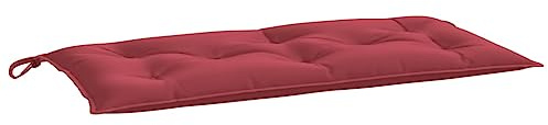 vidaXL Gartenbank-Auflage Weinrot 110x50x7 cm Oxford-Gewebe