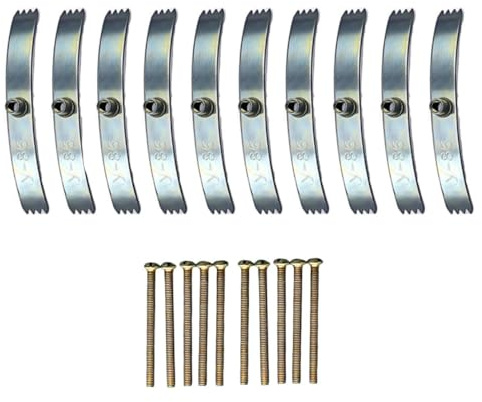 Dzxin Wall Electrical Box Repair Tool, 10Pcs 86 Type Switch Socket Screw Hooks, Wall Box Switch Repair Tool Set with 10 Socket Screws and Adjustable Support Rods