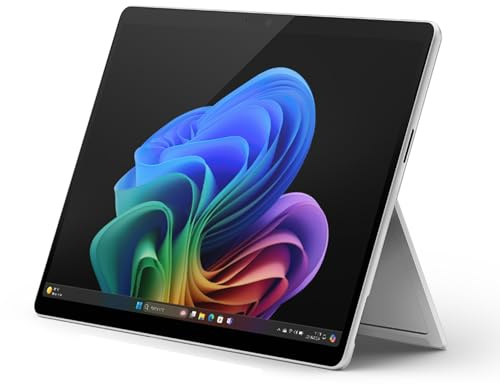 Microsoft Surface Pro (Chargeur Non Inclus) | Copilot+ PC | Ecran Tactile OLED 13” | Snapdragon X Elite | 16Go RAM | SSD 1To | Dernier Modèle, 11ème Edition | Platine