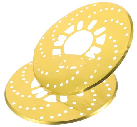 CHICAMPERA Copertura a Disco in Lega Alluminio per Auto 2 Pezzi Decorativi per Design Elegante e Versatile per Ogni Veicolo