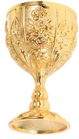 OUNONA Copas De Vino Vintage Copas De Cáliz De Latón Medieval Para Bodas Decoración De Caballero Para Agua Santa