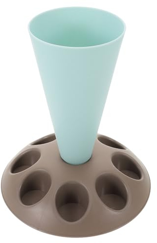 EPIGEIST Soporte para Mangas Pasteleras Azul Soporte Multiusos para Bolsas de Glaseado y Boquillas Organizador para Utensilios de Repostería