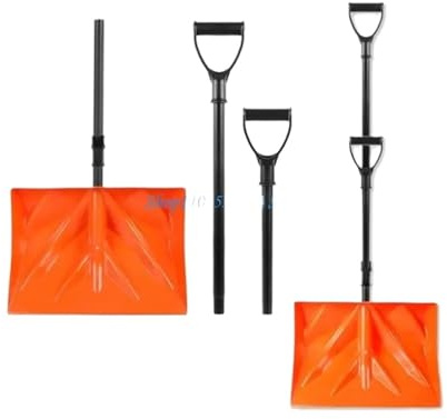 Compatible con Y6GD, Pala quitanieves de plástico portátil, Pala Manual extraíble, Herramienta de Mantenimiento agrícola e Invernal, for Uso en escaleras y pasarelas