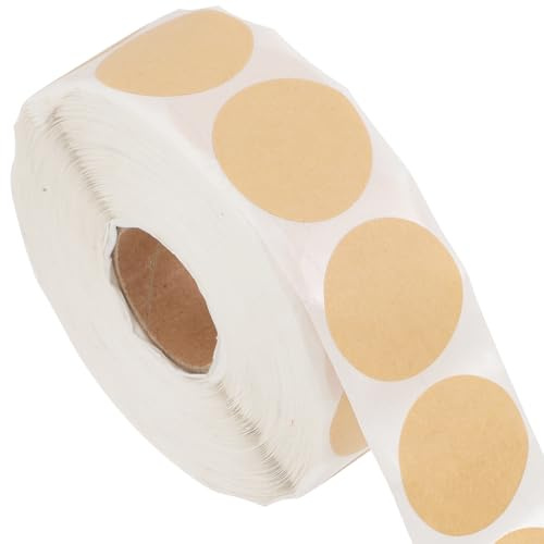 DOITOOL Étiquettes Autocollantes Rondes 1 Pouce, Papier Cible D'entraînement 1000 Pcs, Adhésif Professionnel Solide, Accessoires Pratiques pour Tir Sportif Intérieur et Extérieur