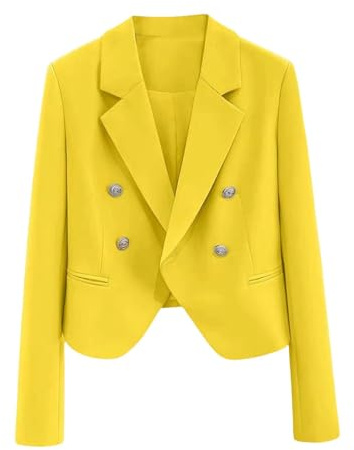 Americana Mujer Corta,Chaqueta Informal De Mujer Estilo FrancéS Sudadera Con Capucha De Manga Corta Para Primavera Y OtoñO Para Ir Al Trabajo Ir De Fiesta O Salir Con Vaqueros Faldas Y Pantalones