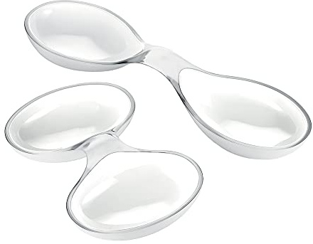 Guzzini - Glam/Vintage, Set 2-schalen Zweifarbiges - Transparent, 35 x 22 x h5,5 cm - 23650000
