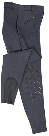 PFIFF Pantalones de equitación Piccola para niños, de Silicona, Color Azul, 122