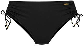 Lascana Damen Bikini-Hose mit Raffung & Perlen