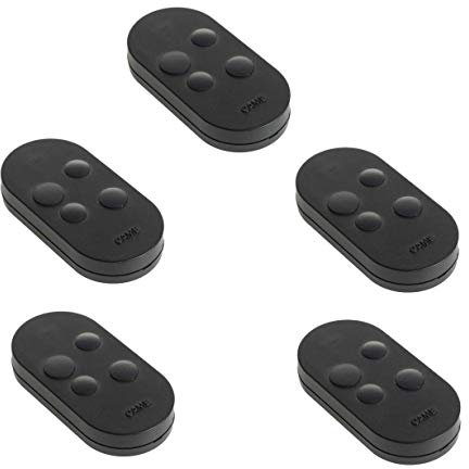 Lot de 5 émetteurs CAME à double fréquence 4 canaux TOPD4FKS - 806TS-0102