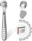 URAQT Râpe à Pied Pédicure, Rapeuse Pieds Anti-Callosités, Coupe Cors, Rasoir pour Talons, Professionnel Pédicure kit Outils avec 10 Lames Outil, Outil de Soin des Pieds