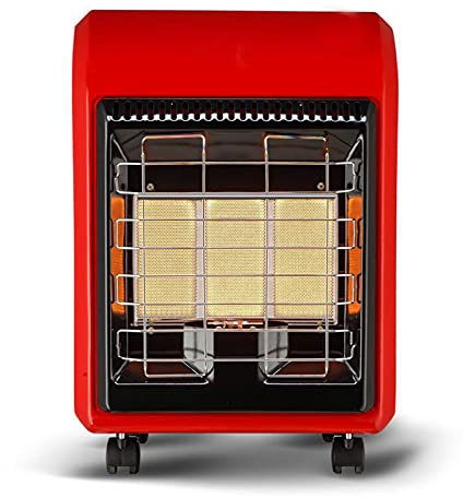 Chauffage Au Gaz Portable Radiateur Chauffage Terrasse,Chauffage Exterieur Terrasse,pour Campa Garage Chambre Pêcher 56x38x28CM