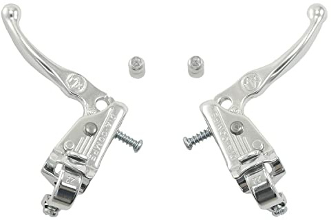 DIA-COMPE MX121 / Tech 3 Bremshebelsatz für Oldschool BMX, silber, DP2515