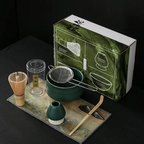 Service à thé Matcha fait à la main, facile à nettoyer, Kit de support d'outils, bol, fouet, cuillère, cadeau de cérémonie, accessoires traditionnels japonais