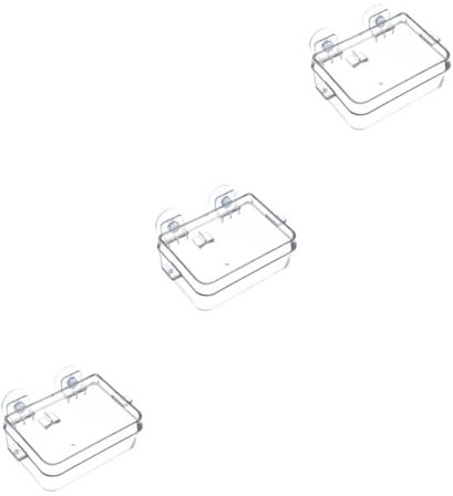 BESPORTBLE 3stücke Acryl Reptilien Futterschale Mit Saugnapf Transparente Fütterungsbox Für Eidechsen Schlangen Und Andere Kleine Haustiere Zur Beobachtung Und Vermeidung Von Flucht