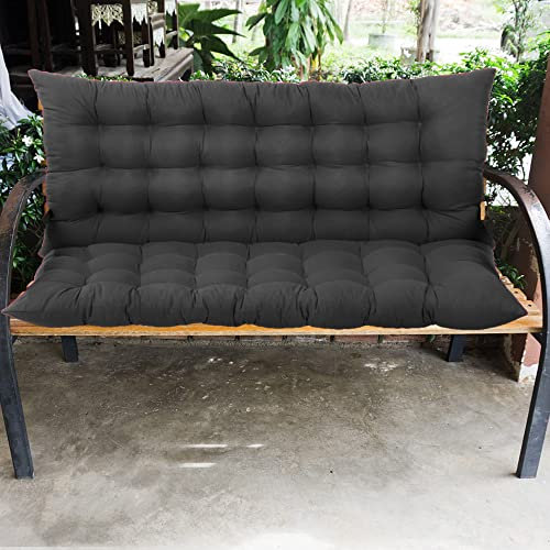 Stoff-Ottomane, Fußhocker für Wohnzimmer, 60 x 60 x 40 cm, Heimdekor-Möbel mit Schuhhockern und Spielzeugtruhe (grau)