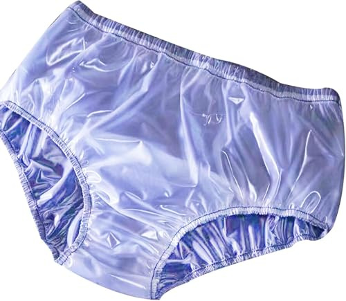 wasserdichte Schlafhose, Geräuschlos Kunststoff Inkontinenzhose,Gummihosen Für Erwachsene, Anti-Seiten-Leckage Physiologisch Kunststoffhose, Wiederverwendbare wasserdichte Windel