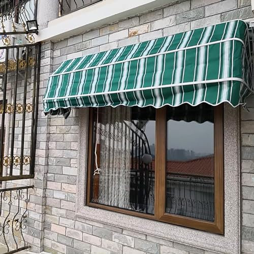 Tenda da sole a scomparsa in stile francese per esterni, impermeabile, manuale, tettoia per giardino, portico e bar
