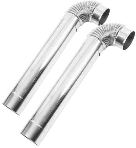 ibasenice 1 Ensemble De Tuyaux D'Échappement De Cheminée Conduit De Cheminée Accessoires De Poêle De Tente Chaude Tube D'Extension De Cheminée Tuyau De Poêle À Bois Accessoire