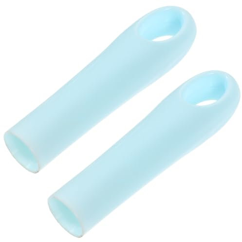 VICASKY 2pcs Plastic Broom Handle Grip Replacement Caps 19mm Mop Pole Handle Ends Sturdy Household Cleaning Accessories