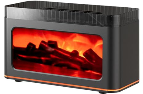 Diffusore dell'aroma dell'olio essenziale con il diffusore dell'aroma del fuoco della luce di 7 colori per la