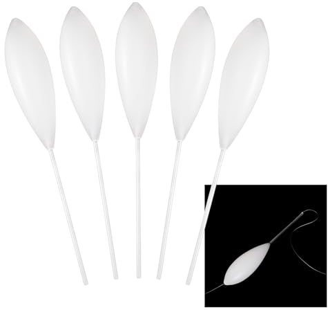Aumotop Indicateur de Morsure Sensible, Flotteur de Surface en Ligne, 20g, pour Matériel Terminal Pêche à la Carpe (40g - 5 pièces)