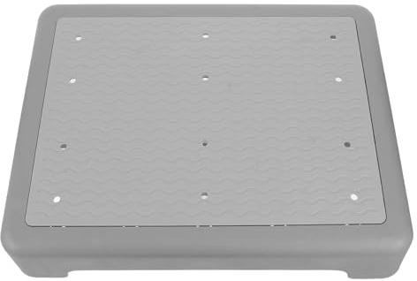 SEWACC Marchepied Antidérapant Gris Taille Petite 44 X 34 X 95 CM en Matériau Étanche pour Salle de Bain Aide à la Mobilité des Personnes Âgées Tabouret de Bain de Sécurité et