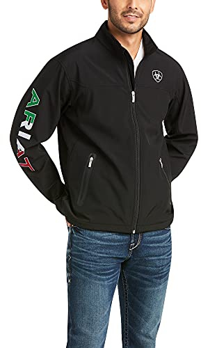 ARIAT Herr New Team Softshell Mexiko-jacka, Svart, XXL