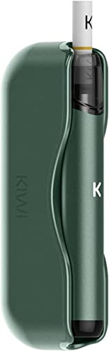 KIWI 1 Starter Kit, Sigaretta Elettronica con Sistema Pod, 400mAh, Powerbank 1450 mAh, 1,8 ml, senza nicotina, no E-Liquid (Midnight Green)