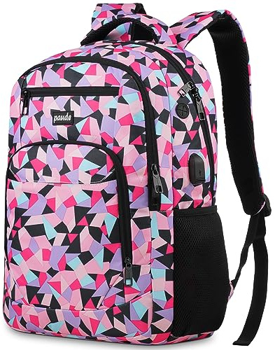 Paude Zaino per ragazze e donne, zaino per scuola, università, viaggi, laptop, libreria, per viaggi in città e ufficio