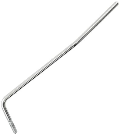Wilkinson Stahl 5mm Gewinde Tremolo Arm Tremolo Hebel Whammy Bar für Fender Mexico Strat E-Gitarre, Chrom ohne Kappe
